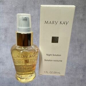 Mary Kay Night Solution Serum 6577 1oz Clear New‎ Anti-Aging Nutribeads 6577